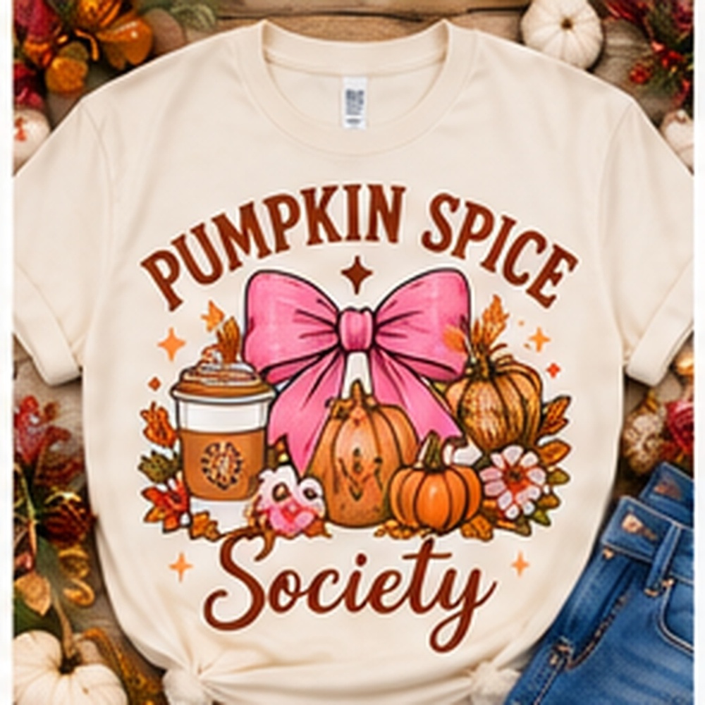 Pumpkin Spice Society Gildan Graphic Tee